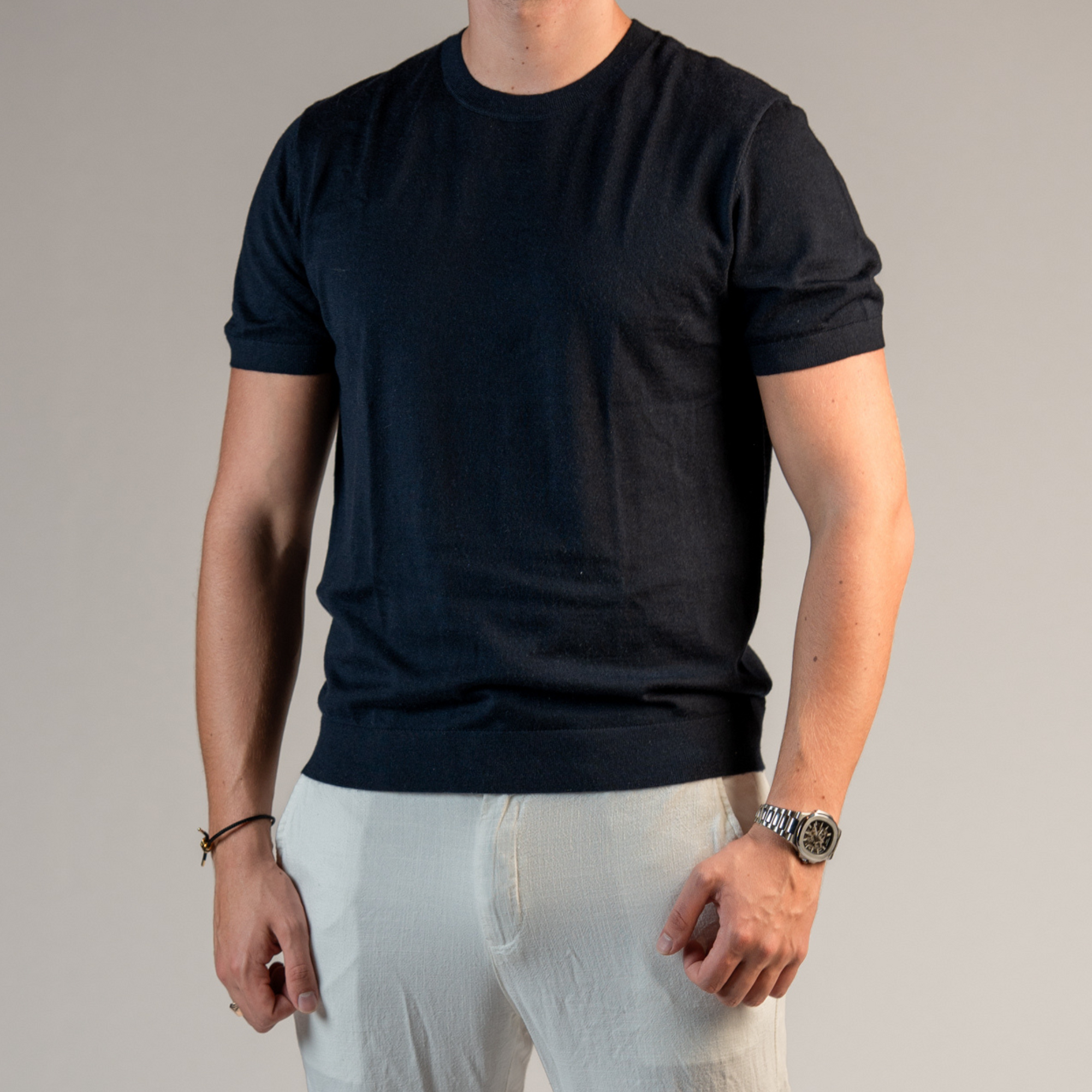 Merino Wool Knitted Shirt